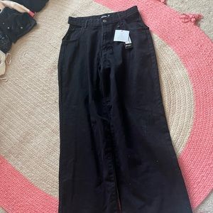 Nasty Gal Hip Cutout black jeans